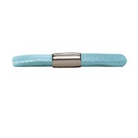 Endless Jewellery Bracelet Leather Single Light Blue 20cm