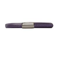 endless jewellery bracelet leather single purple 19cm