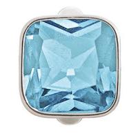 Endless Jewellery Charm Big Cube Sky Blue Silver