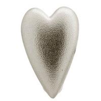 Endless Jewellery Charm Brushed Heart Silver