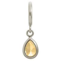 endless jewellery charm drop champagne silver