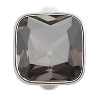 endless jewellery charm big cube smokey silver