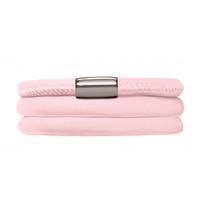 Endless Jewellery Bracelet Leather Triple Rose 60cm