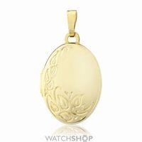 Engraved Oval Locket