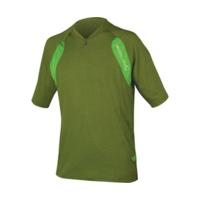 endura singletrack lite ss jersey green