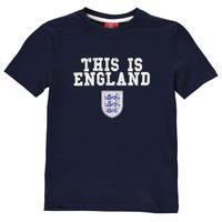 England 156 Football T Shirt Junior