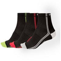 endura coolmax stripe ii socks mixed 3 pack ss17