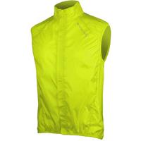 endura pakagilet showerproof gilet hi viz yellow m