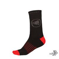 Endura - Thermolite II Socks (Twin pack) Black S/M