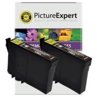 Epson T1281 Compatible Black Ink Cartridge TWINPACK