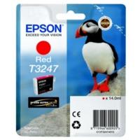 epson t3247 original red ink cartridge