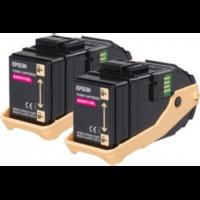 Epson C13S050607 (0603) Original Magenta Toner Cartridge Twinpack