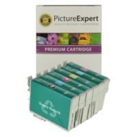 Epson T079 (T0791/2/3/4/5/6) Compatible High Capacity Black & Colour Ink Cartridge 6 Pack