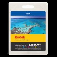 epson 26 t2616 kodak compatible black colour ink cartridge 4 pack