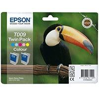 Epson T009 Original Colour Ink Cartridge Twinpack