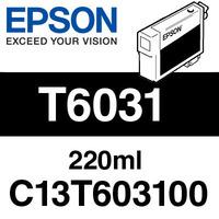 epson t6031 photo black 220ml ink cartridge