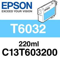 Epson T6032 Cyan 220ml Ink Cartridge