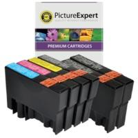 epson t0715 compatible black colour ink cartridge 6 pack