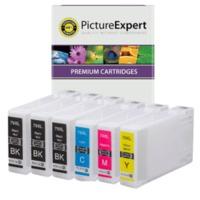 Epson 79XL (T7901/2/3/4) Compatible High Capacity Black & Colour Ink Cartridge 6 Pack