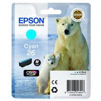 epson 26 series cyan ink cartridge