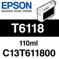 epson t6118 matt black 110ml ink cartridge