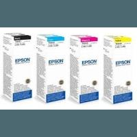 Epson T664 Original Black & Colour Ink Bottle 4 Pack