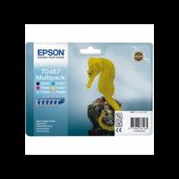 Epson T0487 Original Black & Colour Ink Cartridge 6 Pack