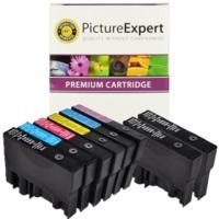 Epson T0807 Compatible Black & Colour Ink Cartridge 8 Pack