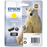 Epson 26 (T2614) Original Yellow Ink Cartridge