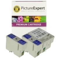 Epson T036 /T037 Compatible Black & Colour Ink Cartridge 3 Pack