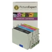Epson T0431 / T0442 / T0443 / T0444 Compatible Black & Colour Ink Cartridge 4 Pack