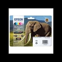 epson 24 t2428 original black colour ink cartridge 6 pack