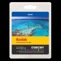 Epson 18 (T1806) Kodak Compatible Black & Colour Ink Cartridge 4 Pack