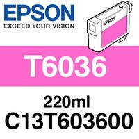 epson t6036 vivid light magenta 220ml ink cartridge