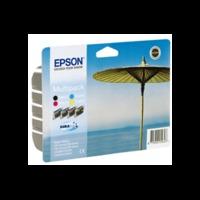 epson t0445 original black colour ink cartridge 4 pack