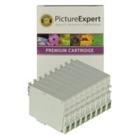 Epson T059 (T0591/2/3/4/5/6/7/8/9) Compatible Black & Colour Ink Cartridge 9 Pack
