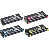 Epson C13S051161/60/59/58 (BK/C/M/Y) Original High Yield Black & Colour Toner Cartridge Multipack