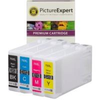 Epson 79XL (T7901/2/3/4) Compatible High Capacity Black & Colour Ink Cartridge 4 Pack