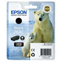 epson 26xl t2621 original high capacity black ink cartridge