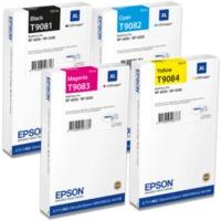 Epson T908 Original High Capacity Black & Colour Ink Cartridge 4 Pack