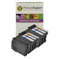 Epson 18XL (T1816) Compatible High Capacity Black & Colour Ink Cartridge 9 Pack