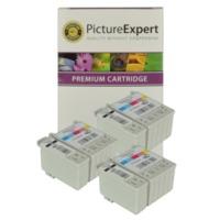 epson t007t008 compatible black colour ink cartridge 6 pack