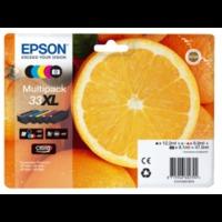 epson 33xl t3357 original high capacity black colour ink cartridge 5 p ...