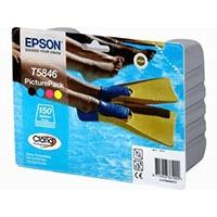 Epson T5846 (C13T58464010) Original Ink Cartridge & Photo Paper Multipack