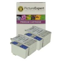 Epson T015 / T016 Compatible Black & Colour Ink Cartridge 4 Pack