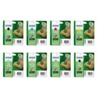 Epson T034 (T0341/2/3/4/5/6/7/8) Original Black & Colour Ink Cartridge 8 Pack