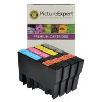 Epson T0715 Compatible Black & Colour Ink Cartridge 4 Pack