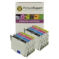 epson t0445 compatible black colour ink cartridge 8 pack