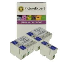 Epson T036/T037 Compatible Black & Colour Ink Cartridge 5 Pack