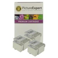 Epson T0501 / T001 Compatible Black & Colour Ink Cartridge 6 Pack